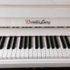 Wendl & Lung 110 stereo - neuwertiges gebrauchtes weißes Klavier mit vollem Klang