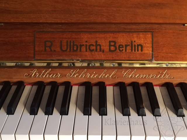 Hersteller: R. Ulbrich, Berlin - Klavier gebraucht kaufen bei DEGUS PIANOS